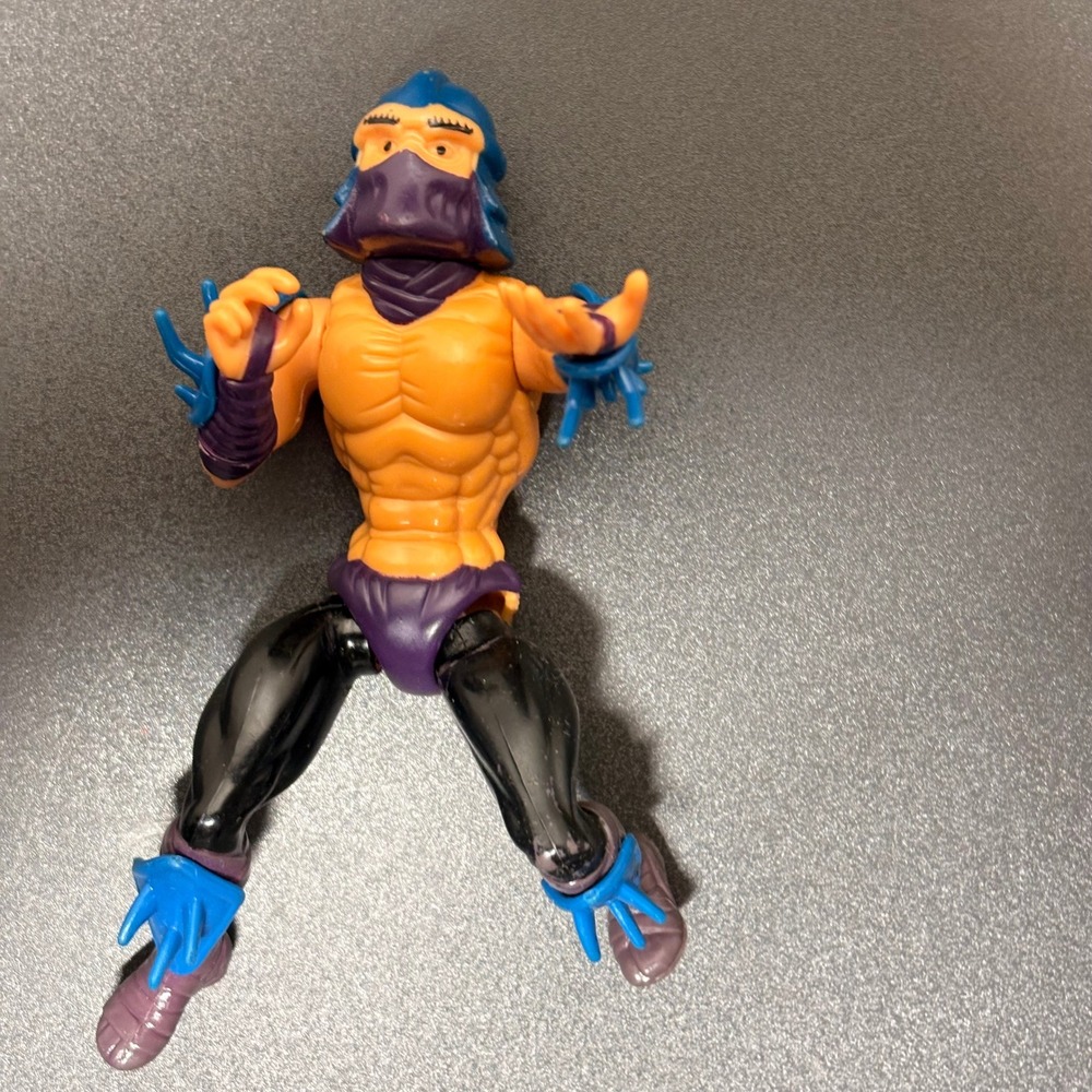 Playmates TMNT Shredder Action Figure 5in Blue Purple Good Vintage 1988 Mirage